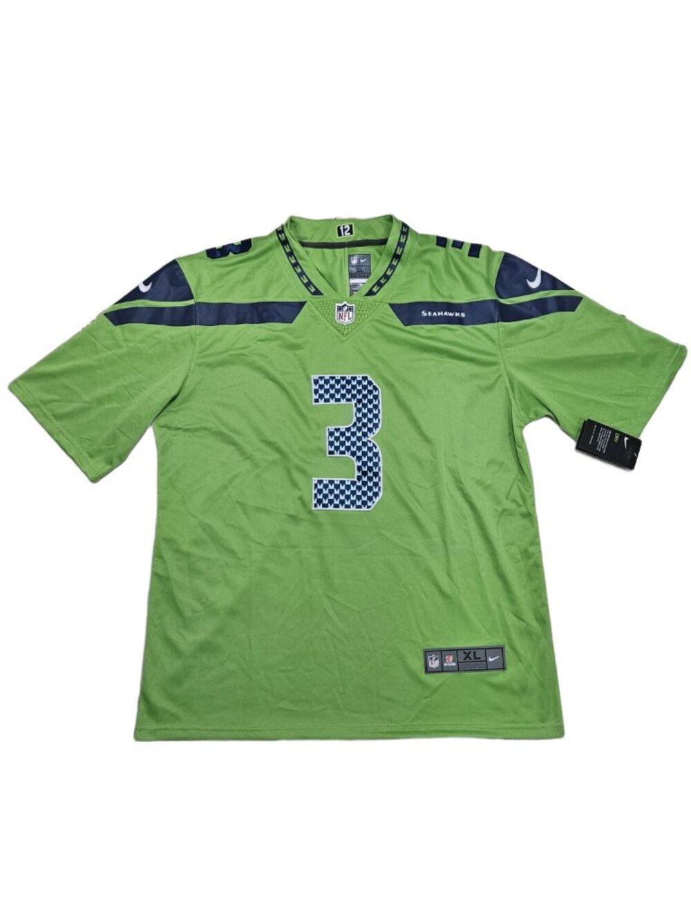 Russell Wilson Seahawks #3 Nike NFL Jersey Men's XL NWT